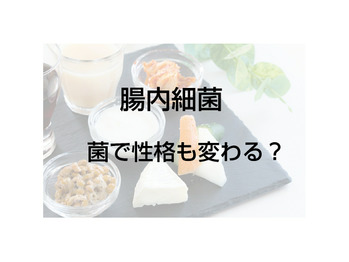 菌で性格変わる!?